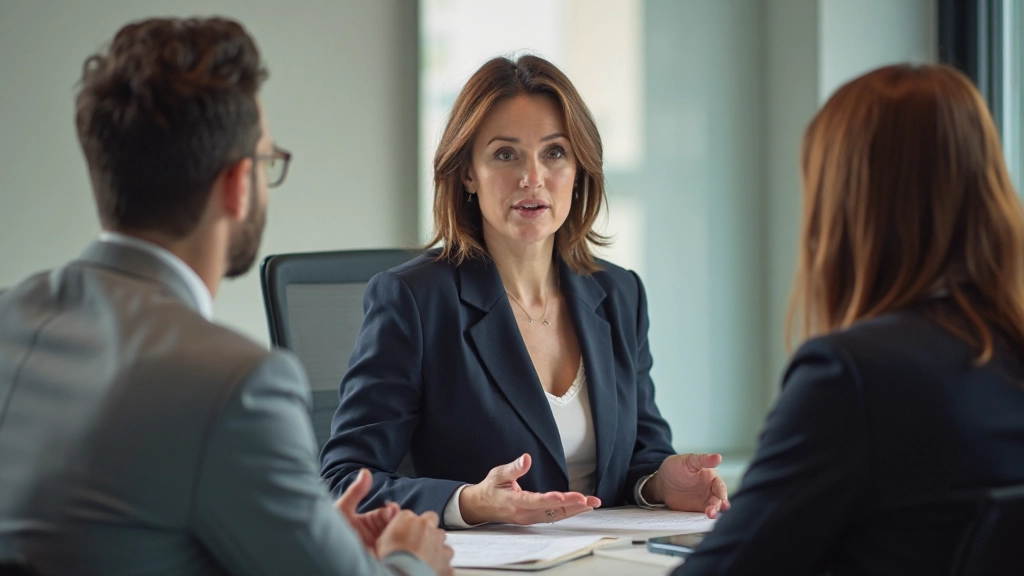 Consultor explicando conceitos de educação financeira para cliente